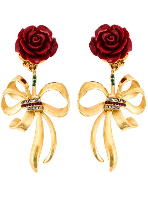 dolce and gabbana rose earrings|dolce and gabbana nordstrom.